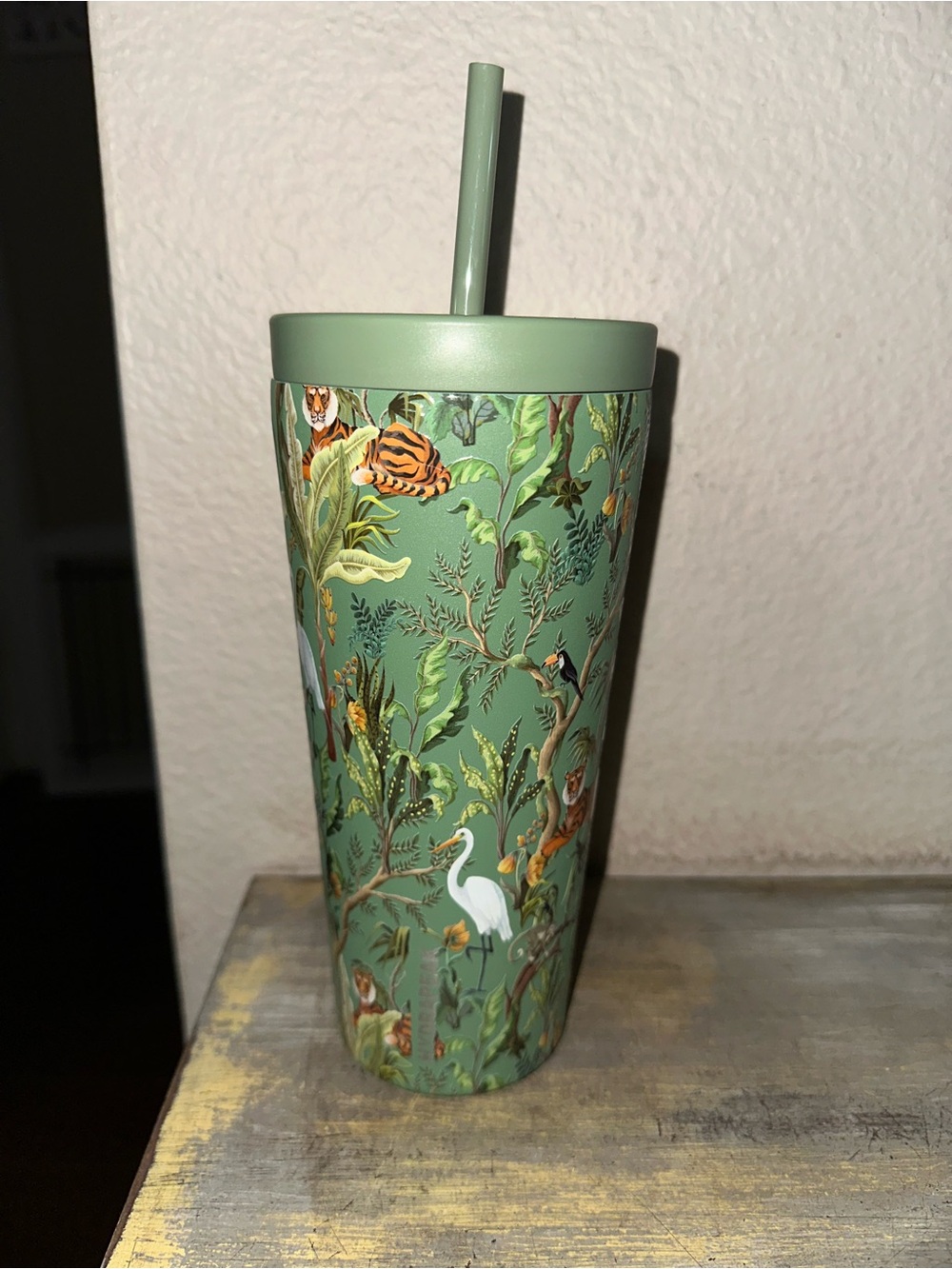HydraPeak Stainless Steel Tumbler- Green- 16" High